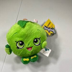Shopkins Apple Blossom Plush Stuffed Toy Green 6" New with Tags